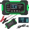 Carregador de bateria automático inteligente RJ TIANYE FreedConn RJ-C 120501A 12V 6A para chumbo-ácido AGM GEL EFB com visor LCD