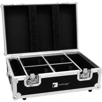 Flightcase ROADINGER para 4x AKKU TL-3 Trusslight QuickDMX com carregador integrado 31005126