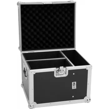 Flightcase ROADINGER para 2 x efeitos de feixe CAT-80, 50 kg, preto laminado, 47,5 x 41,5 x 42,5 cm