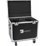 ROADINGER Flightcase para 2x EUROLITE DMH-190 Moving Heads com rodas preto