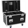 ROADINGER Flightcase para 4x LED IP TMH-H420 Wash Moving Heads com rodas