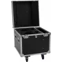 ROADINGER Flightcase PRO 2x IP TMH-W285 com rodas Preto 100kg de carga