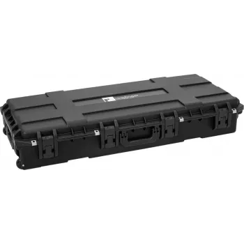 ROADINGER mala de plástico para 4x AKKU IP Pixel Tube 360° CRMX - Trolley 117 cm preto