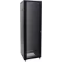 ROADINGER SSC-40 armário de aço com porta de vidro 40U 60x60x197cm 200kg de carga