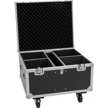 ROADINGER UG-1 Maleta universal para equipamento com rodas, 75 x 64,5 x 57 cm, 100 kg de carga, preto/prateado