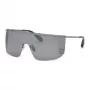 Roberto Cavalli SRC012M99530X Óculos de sol unissexo - Armação quadrada oversized com proteção UV400