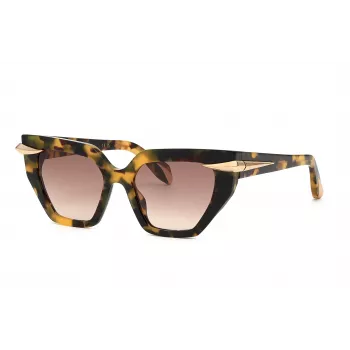 Roberto Cavalli óculos de sol unissexo SRC001M540AGG 54mm lentes degradê cinzentas