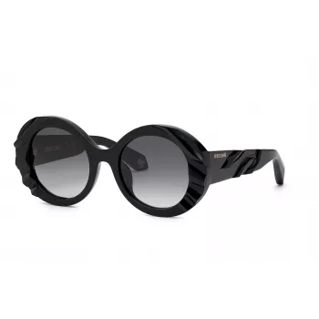 Roberto Cavalli óculos de sol unissexo SRC010V520700 preto/cinzento 52mm