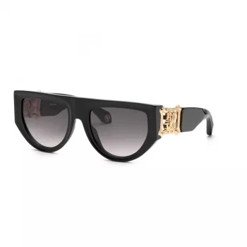 Roberto Cavalli óculos de sol mulher cat-eye SRC063-560700 castanho Havana degradê 56mm