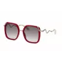 Roberto Cavalli óculos de sol mulher SRC003M5509EZ oversized cinzento degradê 55mm