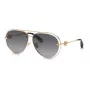 Óculos de sol de mulher Roberto Cavalli SRC032M610300 - armação quadrada oversized preta, lentes cinzentas degradê, 61 mm