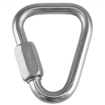 Rock Empire Maillon Delta 8 mm Manilha de Aço Galvanizado – Conector de Parafuso 40 kN