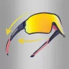 Óculos de ciclismo polarizados Rockbros 10134PL - azul e rosa