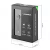 Luz dianteira para bicicleta ROCKBROS 260 lm com cabo USB-C para USB-A - preta