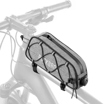 ROCKBROS ROAD TO SKY Bolsa de bicicleta para tubo superior 0.7L impermeável - cinzento