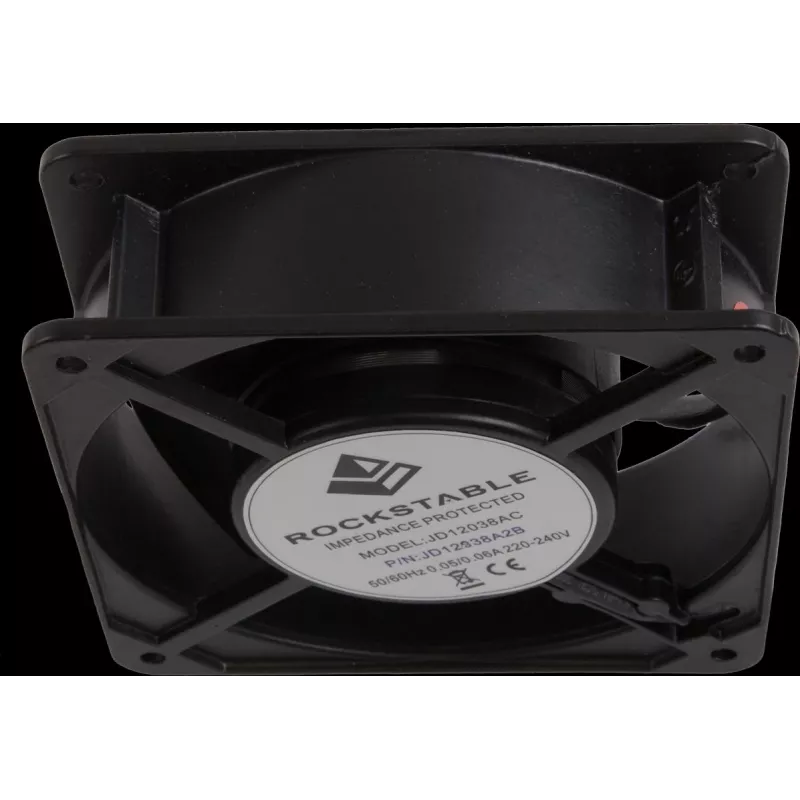 Rockstable Ventoinha 120mm - Ventoinha de caixa - 112 m³/h - Preto - 1 unid. - 610 g (RS19-FT1212)