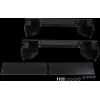 Rockstable Plataforma deslizante 19 polegadas - preto - aço SPCC - 600x600 mm - RS19-PH6610