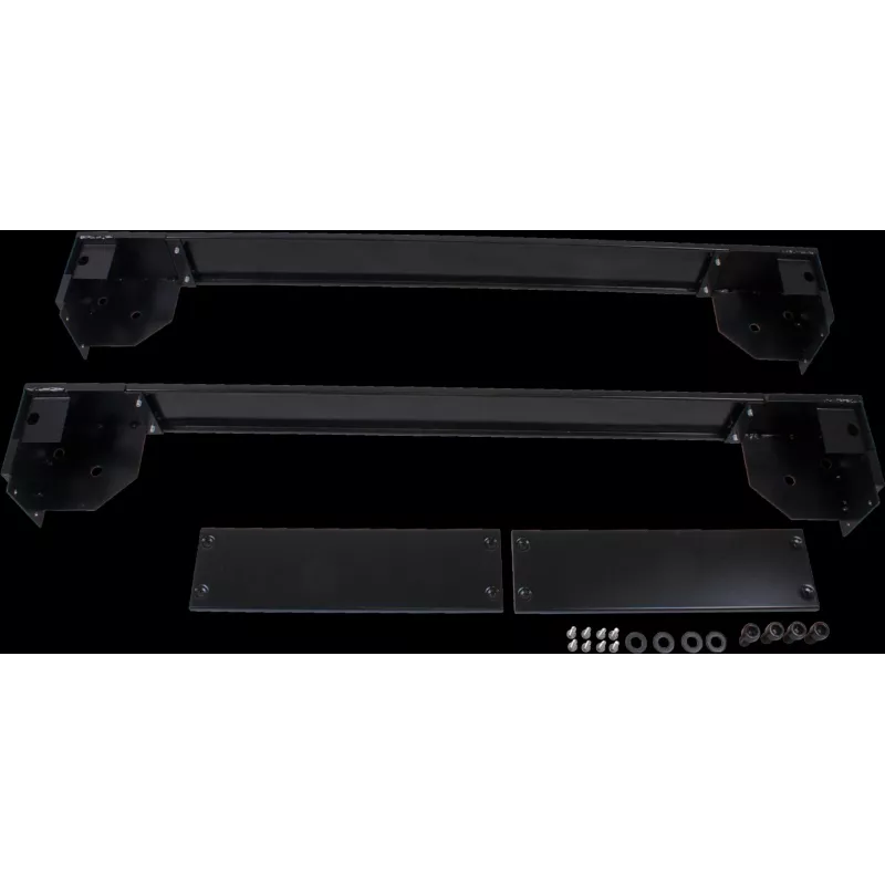 Rockstable Base com rodas de 19 polegadas – Plataforma com rodas – Preto – Aço SPCC – 600 mm x 1000 mm