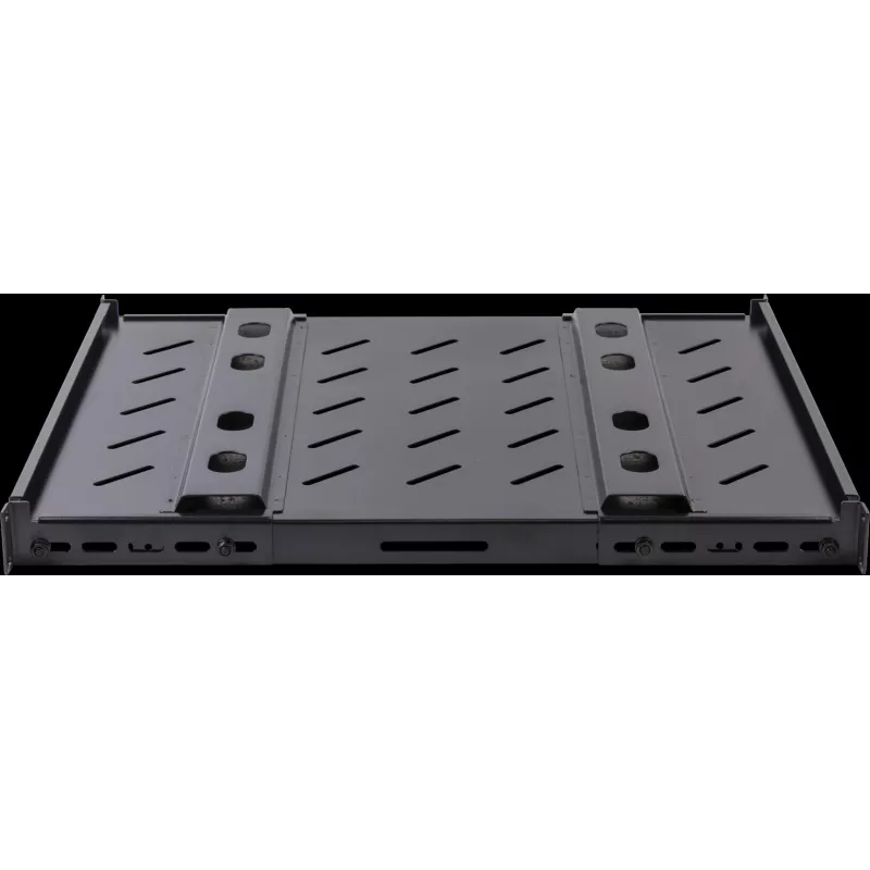Rockstable RS19-SFH78 Prateleira para cargas pesadas de 19 polegadas 1U, aço SPCC, Preto