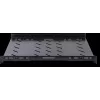 Rockstable RS19-SFH78 Prateleira para cargas pesadas de 19 polegadas 1U, aço SPCC, Preto