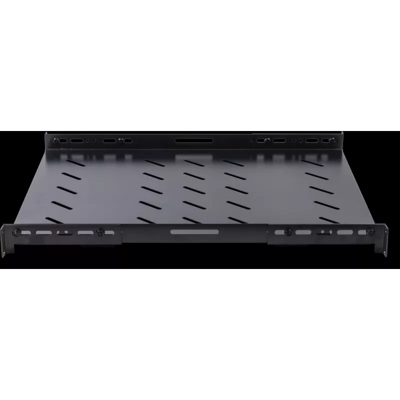 Rockstable RS19-SFH78 Prateleira para cargas pesadas de 19 polegadas 1U, aço SPCC, Preto