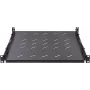 Rockstable RS19-SFH78 Prateleira para cargas pesadas de 19 polegadas 1U, aço SPCC, Preto