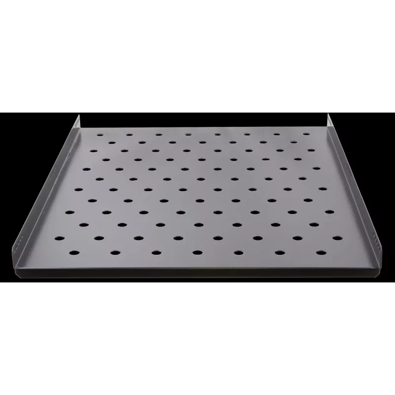 Rockstable RS19-FH69 1U Prateleira de 19 polegadas, aço, preto