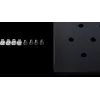 Rockstable RS19-FH69 1U Prateleira de 19 polegadas, aço, preto