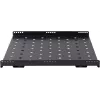 Prateleira fixa Rockstable 1U 19 polegadas heavy-duty para rack - aço SPCC - preto - 1 unidade - 3,2 kg (RS19-SFH68)