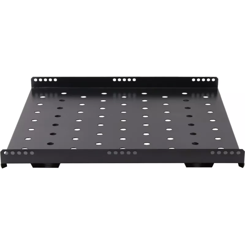 Prateleira fixa Rockstable 1U 19 polegadas heavy-duty para rack - aço SPCC - preto - 1 unidade - 3,2 kg (RS19-SFH68)