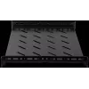 Rockstable 1U 19 polegadas Prateleira Heavy Duty - Prateleira de rack fixa - Aço laminado a frio SPCC - Preto - Capacidade de carga 50 kg - 760 mm de profundidade (RS19-SFH76)