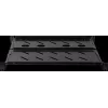 Rockstable 1U 19 polegadas Prateleira Heavy Duty - Prateleira de rack fixa - Aço laminado a frio SPCC - Preto - Capacidade de carga 50 kg - 760 mm de profundidade (RS19-SFH76)