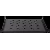 Rockstable 1U 19 polegadas Prateleira Heavy Duty - Prateleira de rack fixa - Aço laminado a frio SPCC - Preto - Capacidade de carga 50 kg - 760 mm de profundidade (RS19-SFH76)