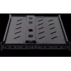 Rockstable 1U 19 polegadas Prateleira Heavy Duty - Prateleira de rack fixa - Aço laminado a frio SPCC - Preto - Capacidade de carga 50 kg - 760 mm de profundidade (RS19-SFH76)