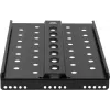 Rockstable Prateleira para rack 1U 19 polegadas Heavy Duty - prateleira fixa - aço SPCC - preto - capacidade de carga 50 kg - 482 x 660 x 44 mm (RS19-SFH66)