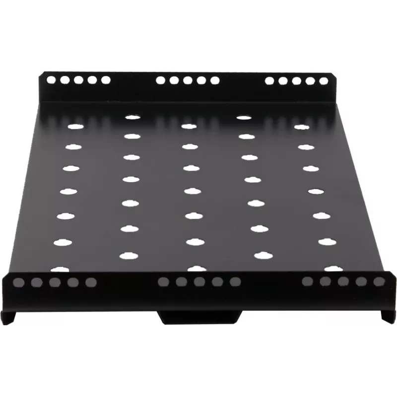 Rockstable Prateleira para rack 1U 19 polegadas Heavy Duty - prateleira fixa - aço SPCC - preto - capacidade de carga 50 kg - 482 x 660 x 44 mm (RS19-SFH66)