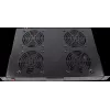 Rockstable Unidade de ventilação para rack 1U de 19 polegadas - Ventoinha de arrefecimento - Ventoinha axial integrada - 440 m³/h - Aço - Preto - 1 peça (RS19-FT1U4TM)