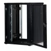 Rockstable Armário de servidor 22U 19 polegadas com porta de grelha - Armário de pé - 22U - 800 kg de capacidade de carga - porta com fecho - calhas de montagem - pés ajustáveis (RS19-8822PP)