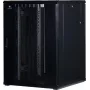 Rockstable Armário de servidor 22U 19 polegadas com porta de grelha - Armário de pé - 22U - 800 kg de capacidade de carga - porta com fecho - calhas de montagem - pés ajustáveis (RS19-8822PP)