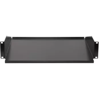 Rockstable 2U 19 polegadas Prateleira fixa para rack - Aço - Preto - 2,75 kg (RS19-FH21)