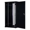 Rockstable Armário de servidor 32U 19 polegadas com porta de vidro - Armário de pé - 32U - 800 kg - fecho com chave - calhas de montagem - pés ajustáveis (RS19-8832)