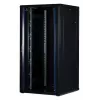 Rockstable Armário de servidor 32U 19 polegadas com porta de vidro - Armário de pé - 32U - 800 kg - fecho com chave - calhas de montagem - pés ajustáveis (RS19-8832)