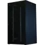 Armário de servidor Rockstable 32U 19 polegadas com portas de malha - Armário de chão - Capacidade de carga 800 kg - Bloqueável - Calhas de montagem - Pés ajustáveis (RS19-8832PP)