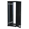 Rockstable Armário de servidor 32U 19 polegadas com portas de malha - Estrutura autónoma - 32U - 800 kg - fecho - calhas de montagem - pés ajustáveis (RS19-6832PP)