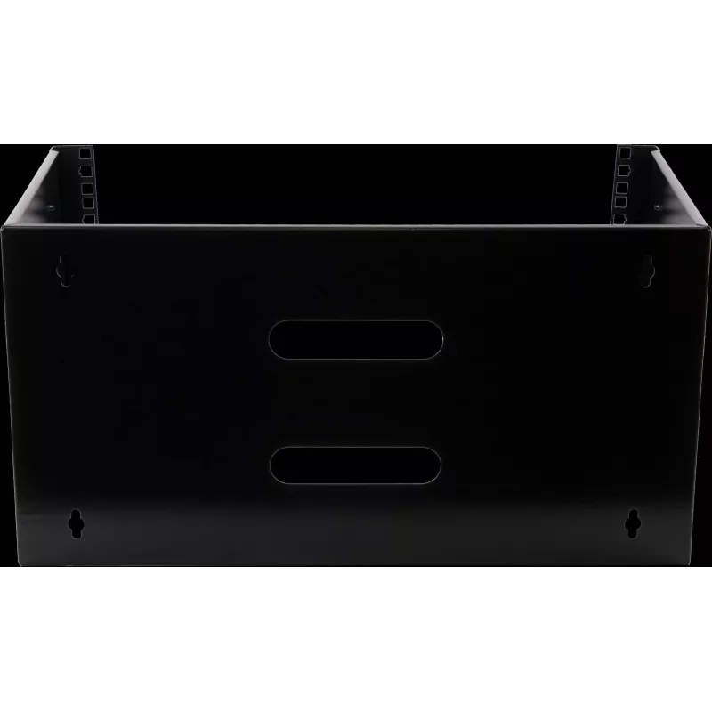 Rockstable Estrutura de montagem em parede 6U 19 polegadas - conjunto de montagem - aço SPCC - preto - 1 unid. - 3,86 kg (RS19-WMB6)