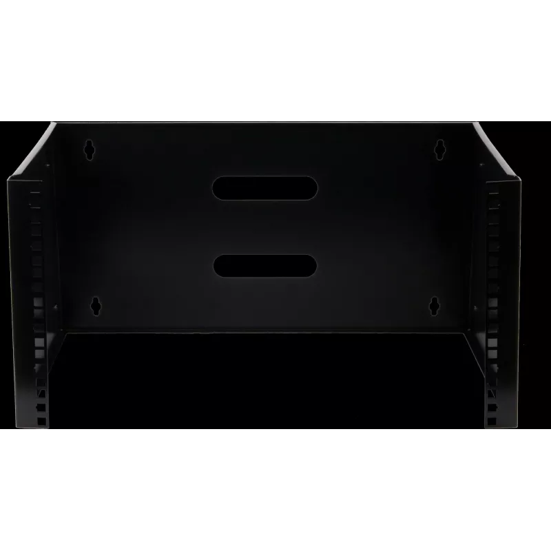 Rockstable Estrutura de montagem em parede 6U 19 polegadas - conjunto de montagem - aço SPCC - preto - 1 unid. - 3,86 kg (RS19-WMB6)