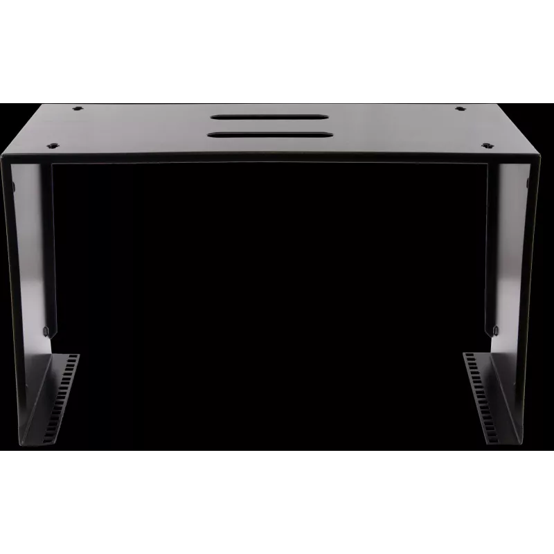 Rockstable Estrutura de montagem em parede 6U 19 polegadas - conjunto de montagem - aço SPCC - preto - 1 unid. - 3,86 kg (RS19-WMB6)