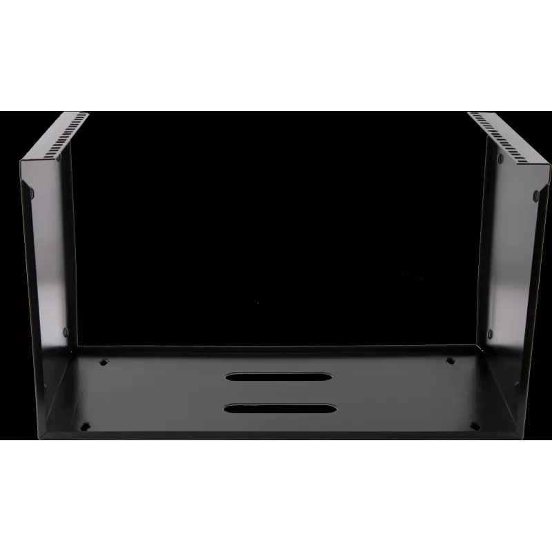 Rockstable Estrutura de montagem em parede 6U 19 polegadas - conjunto de montagem - aço SPCC - preto - 1 unid. - 3,86 kg (RS19-WMB6)