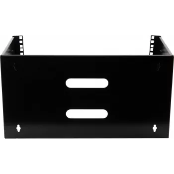 Rockstable Estrutura de montagem em parede 6U 19 polegadas - conjunto de montagem - aço SPCC - preto - 1 unid. - 3,86 kg (RS19-WMB6)
