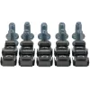 Rockstable conjunto de parafusos de cabeça cilíndrica sextavada interior M6 - montagem em rack - prateado - 10 unid. (RS19-M612)